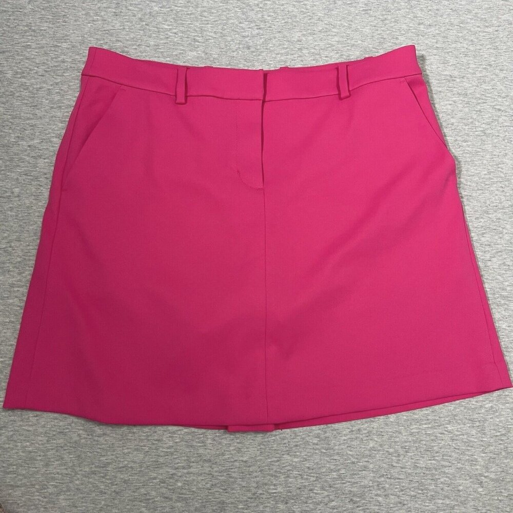 Tory Burch Sport Skirt Womens Large Pink 17" Skort Lined Golf Athleisure Club - Picture 1 of 16